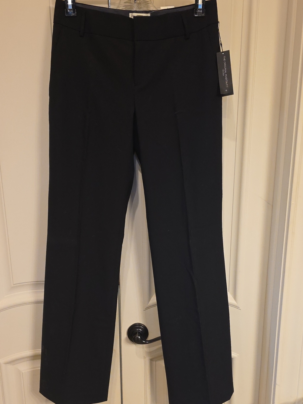 Banana Republic Women's Black Straight-Leg Trousers
